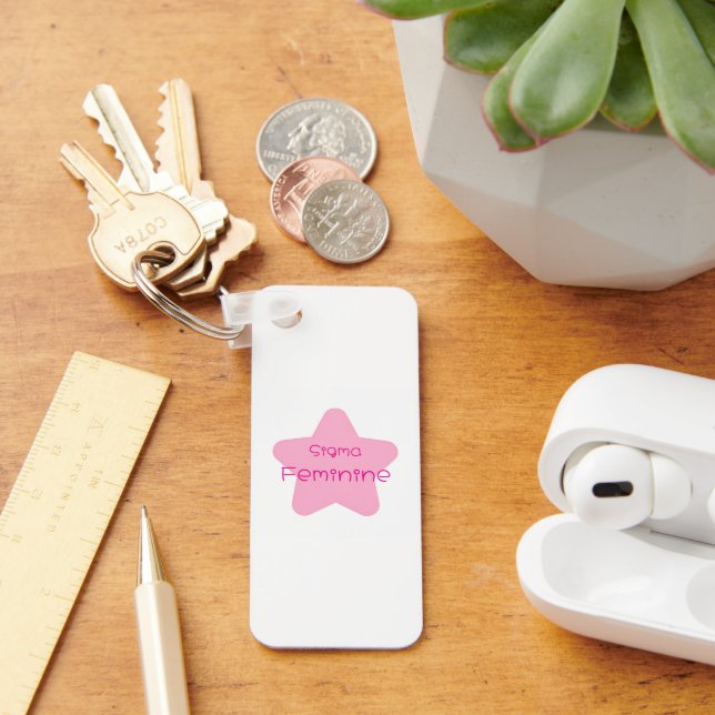 Sigma Feminine Acrylic Keychain Nyckelring (Skrivbord)