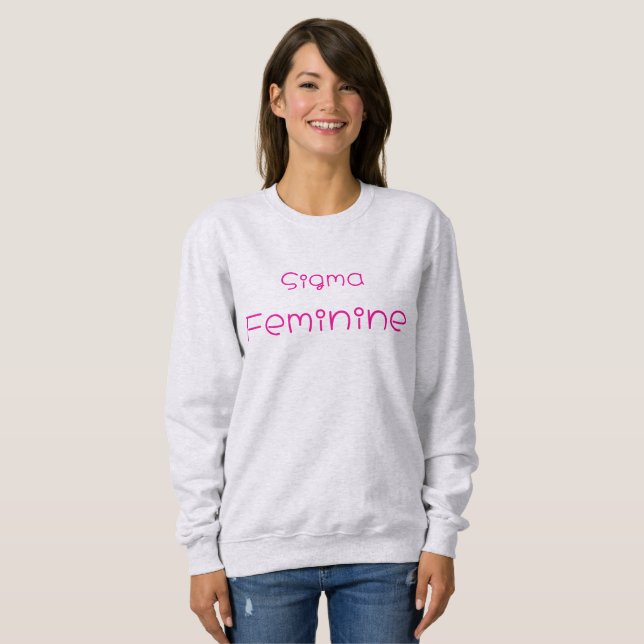 Sigma Feminine T-Shirt (Hel framsida)