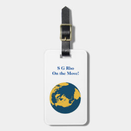 Sigma Gamma Rho Luggage Tag Bagagebricka
