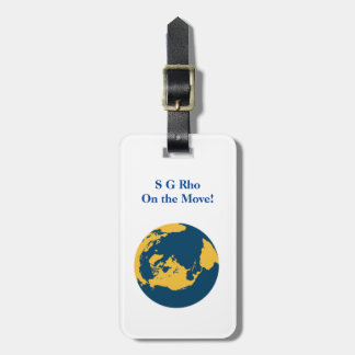 Sigma Gamma Rho Luggage Tag Bagagebricka