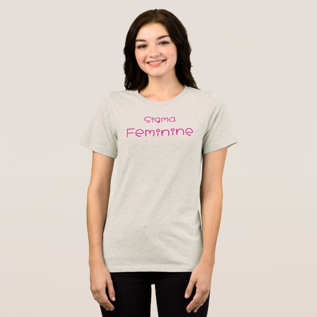 Sigma Kvinnlig T-Shirt (Framsida Full)