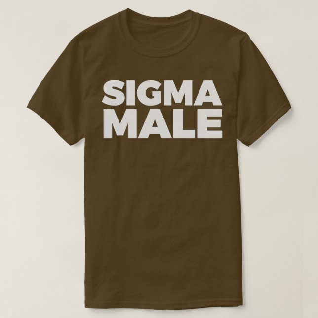 Sigma Male 2 T Shirt (Design framsida)