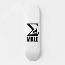Sigma Male ensam varg Mini Skateboard Bräda 18,5 Cm