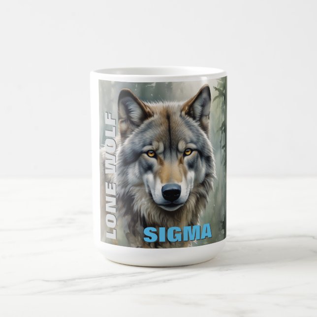 Sigma Male Lone Varg Kaffemugg (Center)
