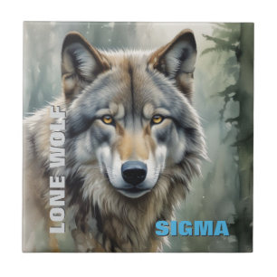 Sigma Male Lone Varg Kakelplatta