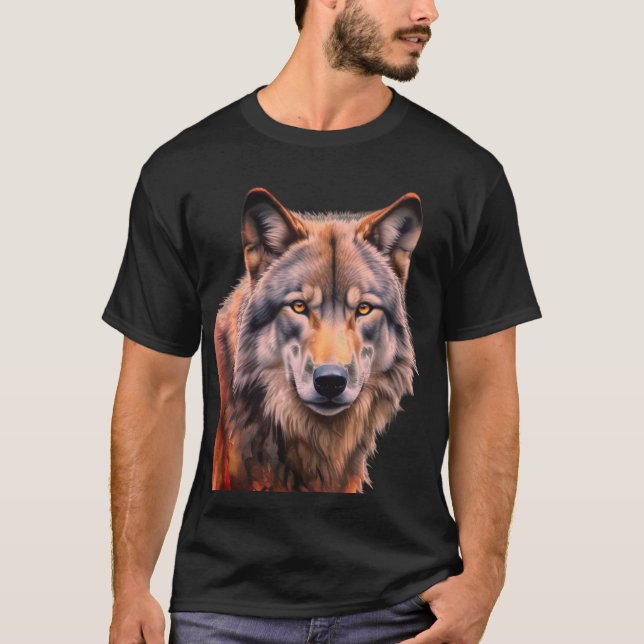 Sigma Male Lone Varg T Shirt (Framsida)