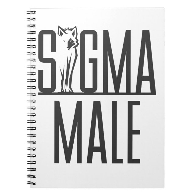 Sigma Male Varg Lone Loner Meme Anteckningsbok (Framsidan)