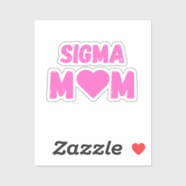 Sigma Mamma Mors dag Tee for Roligt Mammor Klistermärken