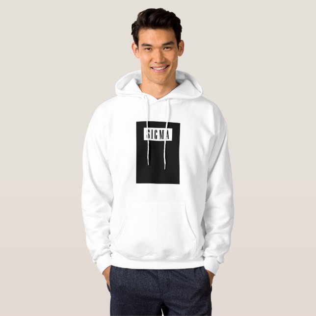 SIGMA man Hoodie (Hel framsida)