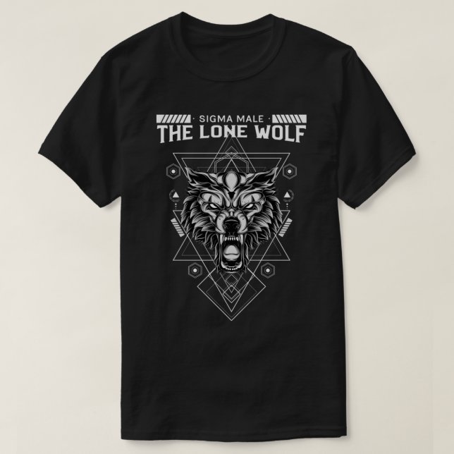 sigma man t shirt (Design framsida)