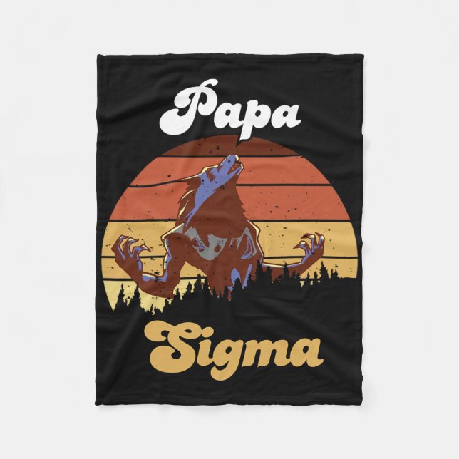 Sigma Pappa Varg Match Tribe Vargars Camping Pack  Fleecefilt (Framsidan)