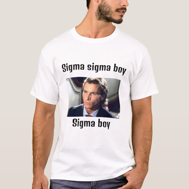 Sigma-pojke T Shirt (Framsida)
