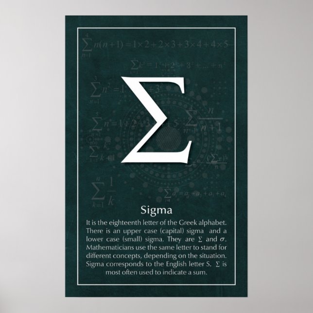Sigma Poster (Framsidan)