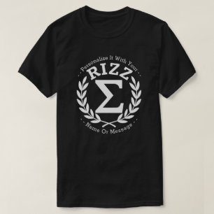 Sigma Rizz Universiteten PERSONLIG T Shirt