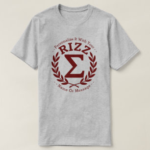 Sigma Rizz Universiteten R PERSONLIG T Shirt