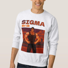 Sigma stark man lång ärmad tröja