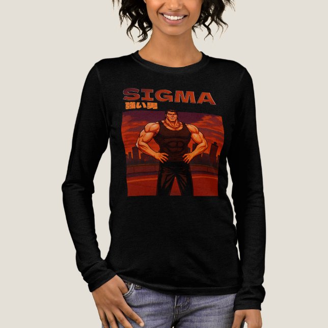 Sigma stark man t shirt (Framsida)