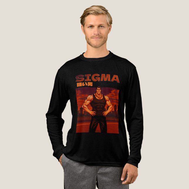 Sigma stark man t shirt (Hel framsida)