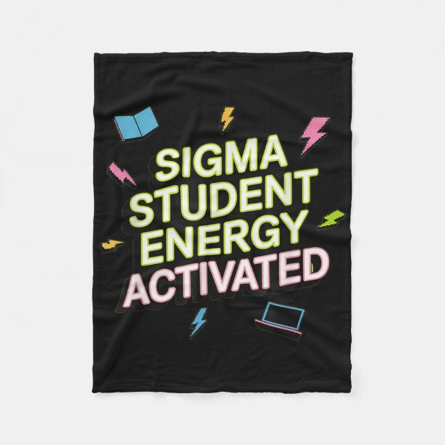 Sigma Studentenergi Aktiverad, Tillbaka till skola Fleecefilt (Framsidan)