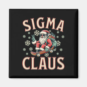 Sigma Tomte Rolig Tomte Jul Meme Tonåringar Pojkar Magnet