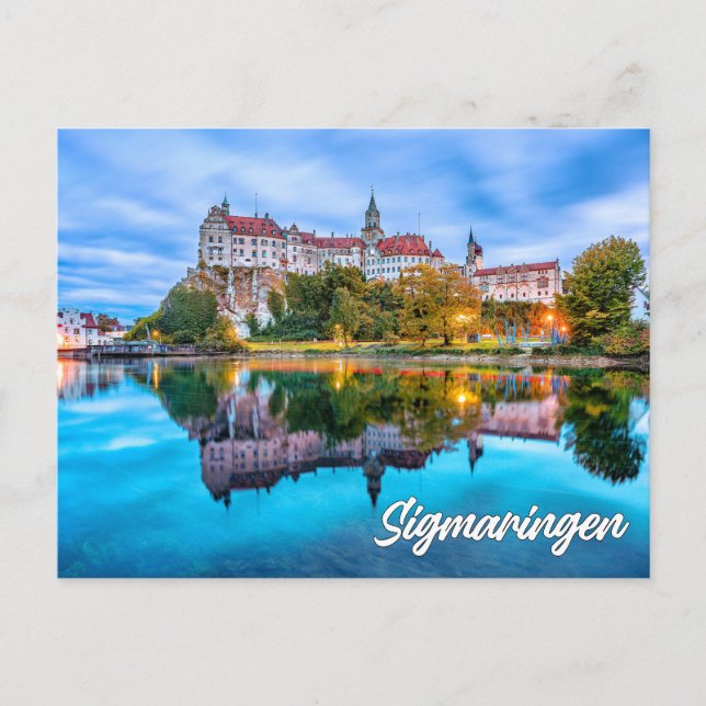 Sigmaringen slott, Tyskland Vykort (Framsida)