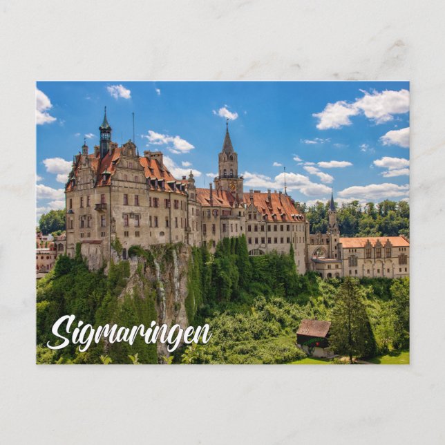 Sigmaringen slott, Tyskland Vykort (Framsida)