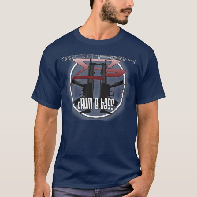 sigmasixmp5shirt-mörk tee (Framsida)