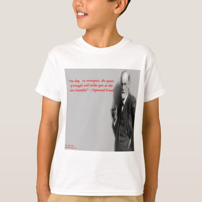 Sigmund Freud Berömd "Kamle"-offert T-shirt (Framsida)