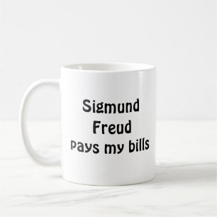 Sigmund Freud betalar min räkningmugg Kaffemugg