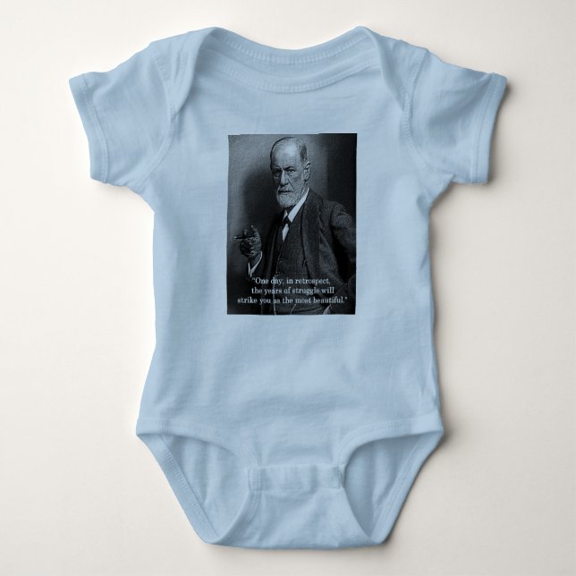 Sigmund Freud "en dag.", bebiset växer - välj färg Tee Shirt (Framsida)