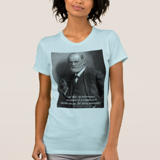 Sigmund Freud "en dag.", citationsteckent-skjorta T Shirt