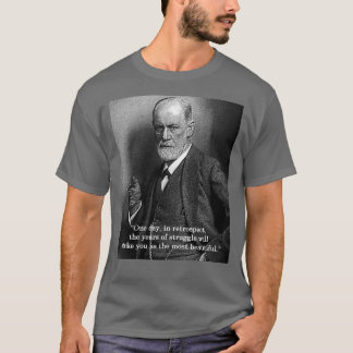 Sigmund Freud "en dag.", citationsteckent-skjorta Tee Shirt