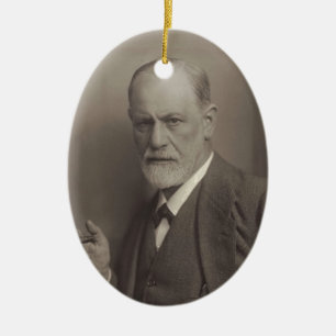 Sigmund Freud Julgransprydnad Keramik