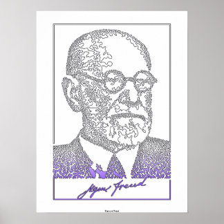 Sigmund Freud. Österrikes neurolog [008] Poster