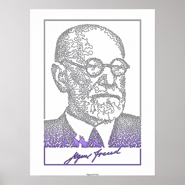 Sigmund Freud. Österrikes neurolog [008] Poster (Framsidan)