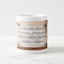 Sigmund Freud Paris Placque Mugg Jumbo Mugg