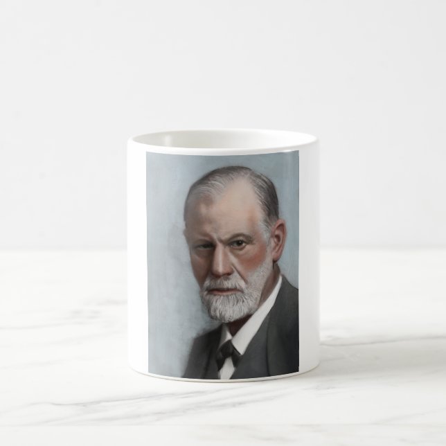 Sigmund Freud porträttmugg Kaffemugg (Center)