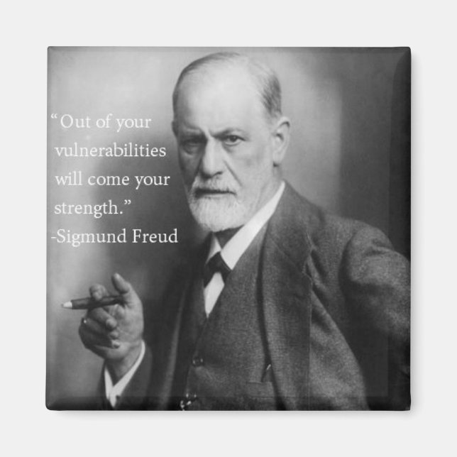 Sigmund Freud Quote Magnet 3 (Framsidan)