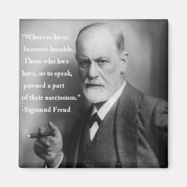 Sigmund Freud Quote Magnet 4 (Framsidan)