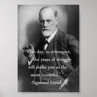 Sigmund Freud Quote Poster