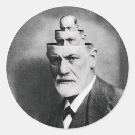 Sigmund Freud Runt Klistermärke