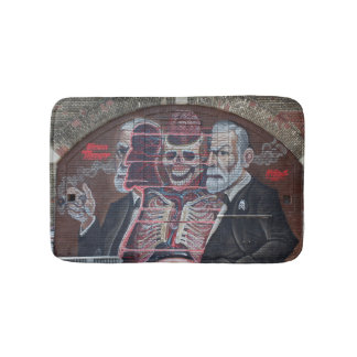 Sigmund Freud Street Art Badrumsmatta