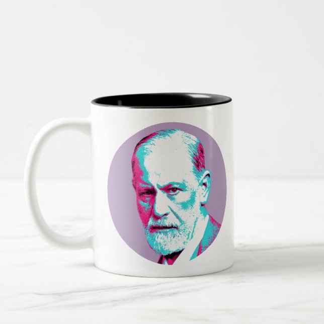 Sigmund Freud Två-Tonad Mugg (Vänster)