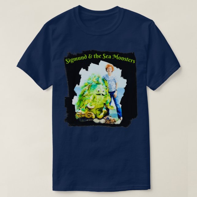 Sigmund och Sea Monsters T Shirt (Design framsida)