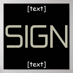 SIGN POSTER