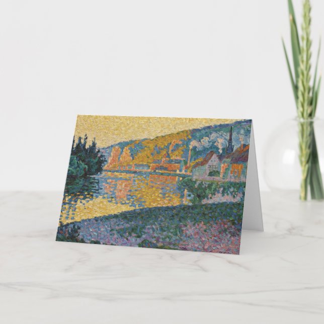 Signac - Andelys, Setting Sol, Opus 135 Kort (Framsida)