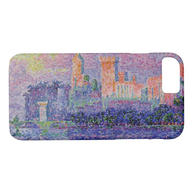 Signac's Le Château des Papes Case-Mate iPhone Skal (Baksida (horisontal))