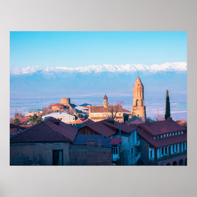Signagi Sighnaghi Georgia, staden kärlek Poster (Framsidan)