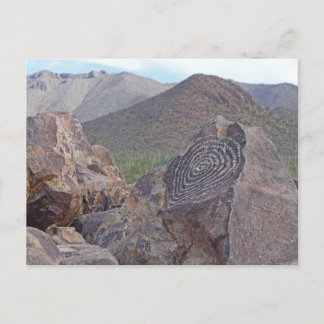 Signal Backe Petroglyph - Saguaro NP - Arizona Vykort