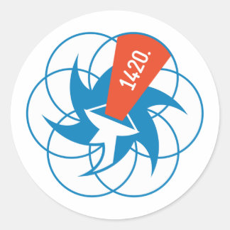 Signal Cartel Sticker Runt Klistermärke